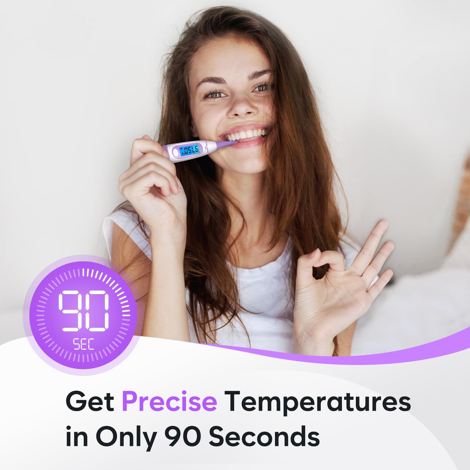 Easy@Home termómetro detalle de alarma, señal sonora suave y clara