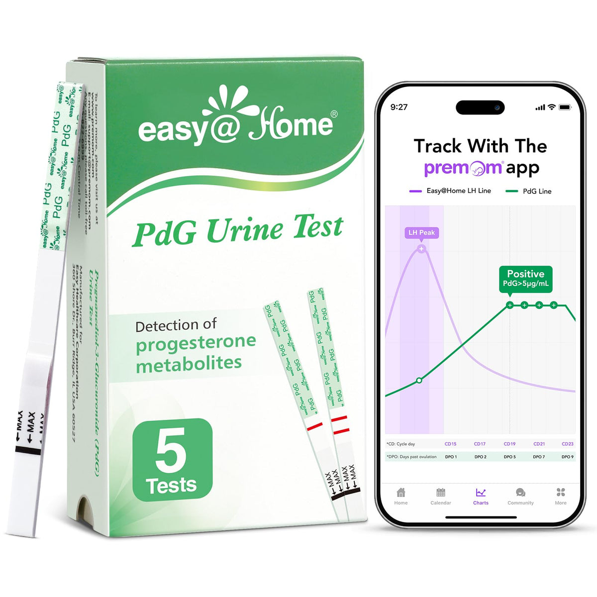 Easy@Home tira PdG frontal mostrando detalles y lectura clara