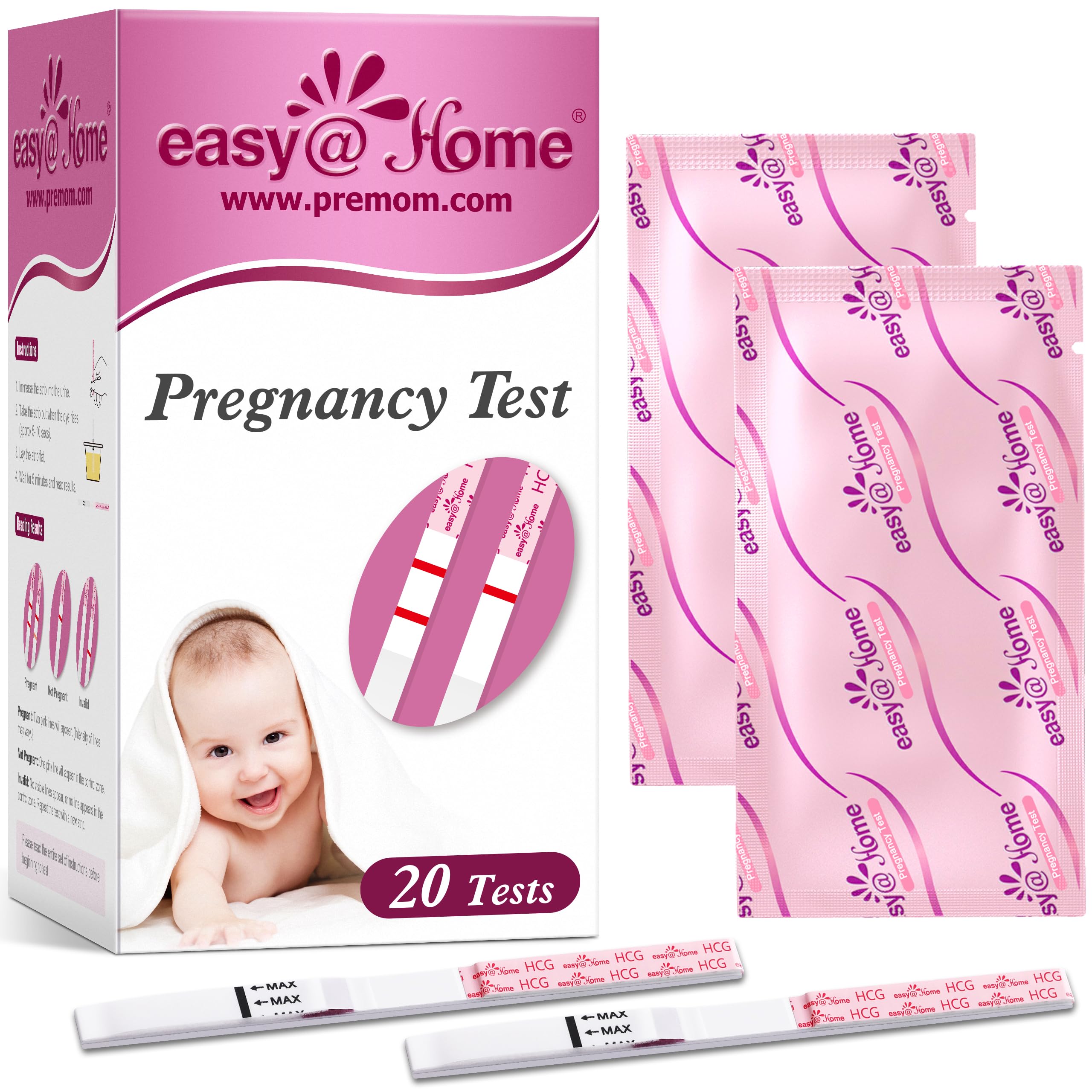 easy@Home empaque frontal mostrando 20 tiras y beneficio ahorro