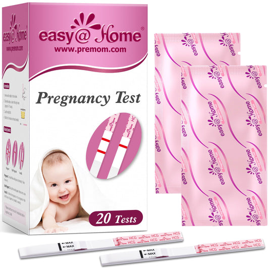 easy@Home empaque frontal mostrando 20 tiras y beneficio ahorro