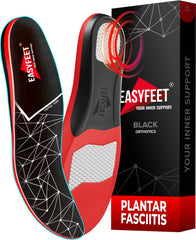 EASYFEET vista frontal del paquete mostrando soporte y estilo