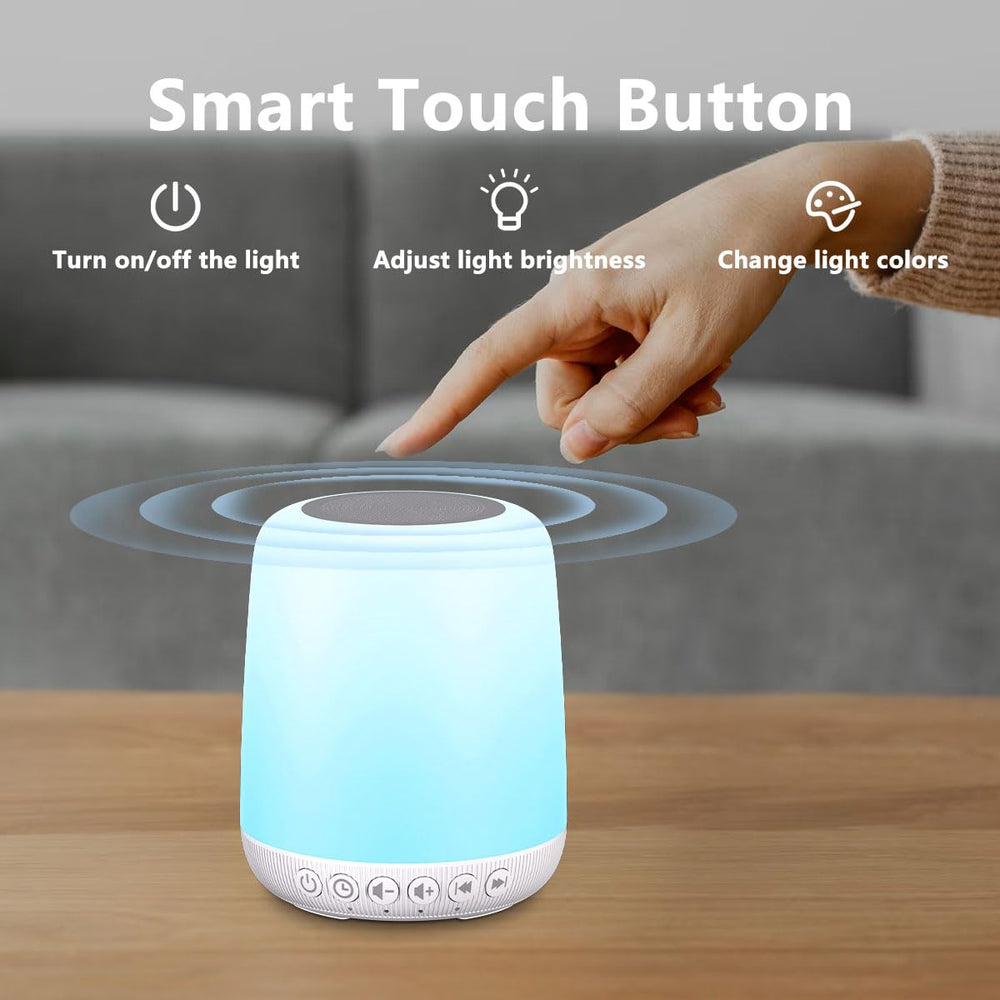 Easysleep app móvil controlando sonidos y temporizador desde la distancia