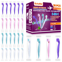 EchoRid mini empaque frontal mostrando 28 unidades y portabilidad