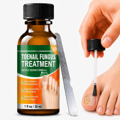 ECMOOMCE envase frontal del tratamiento para uñas mostrando diseño y facilidad