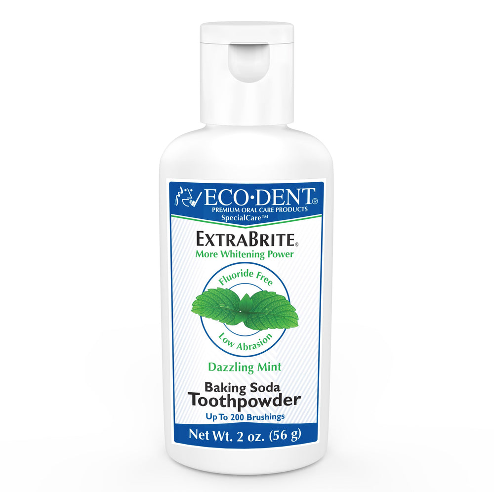 ECO-DENT ExtraBrite frontal del envase mostrando diseño y marca para compra informada