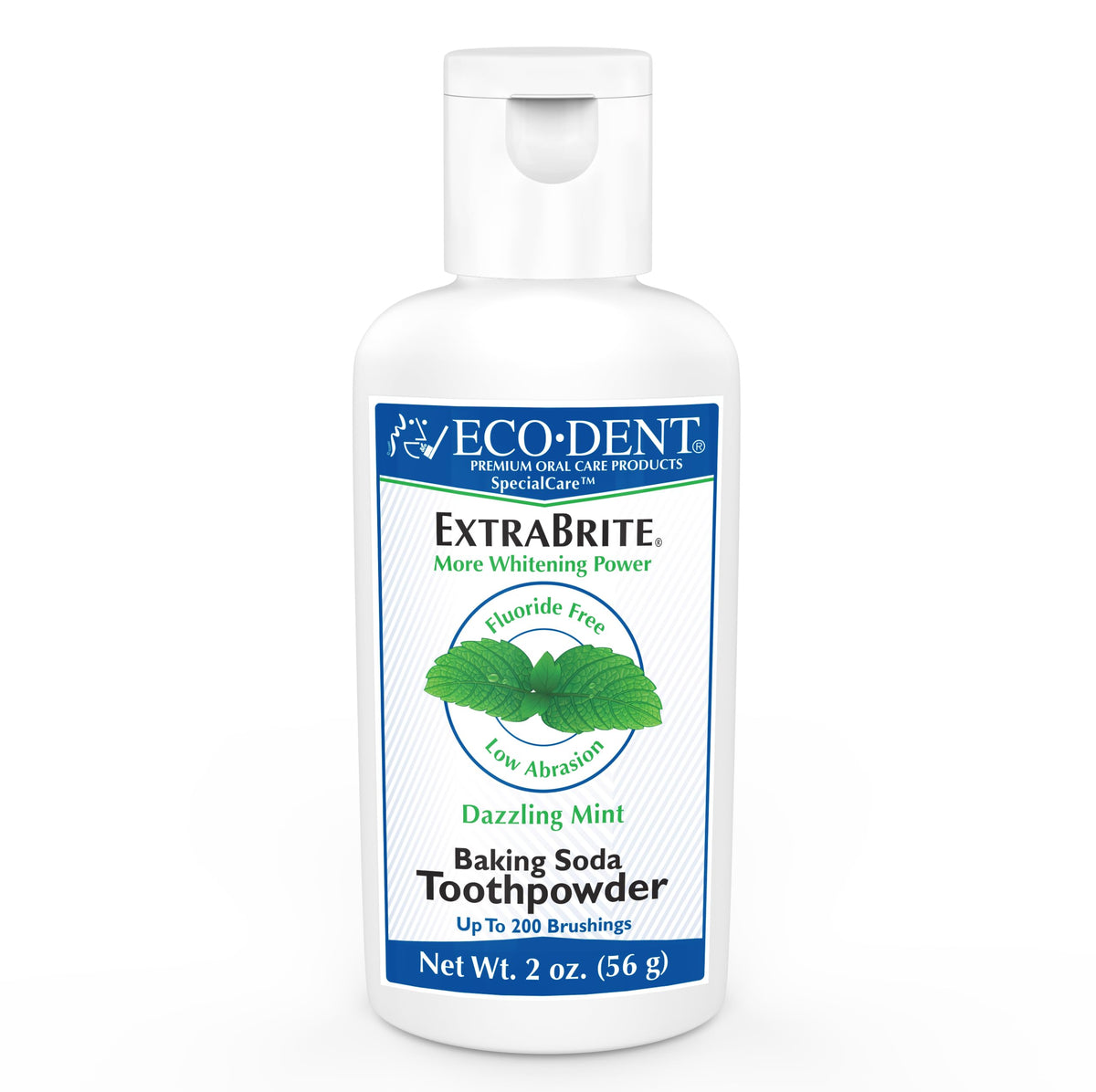 ECO-DENT ExtraBrite frontal del envase mostrando diseño y marca para compra informada