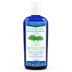 Eco-Dent frasco frontal mint mostrando etiqueta y beneficio refrescante
