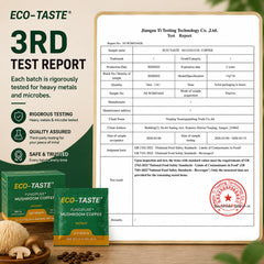 ECO-TASTE sobre en mano para comparar tamaño y facilidad de uso