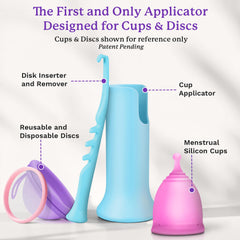 EcoBlossom aplicador y lubricante detalle para inserción más cómoda
