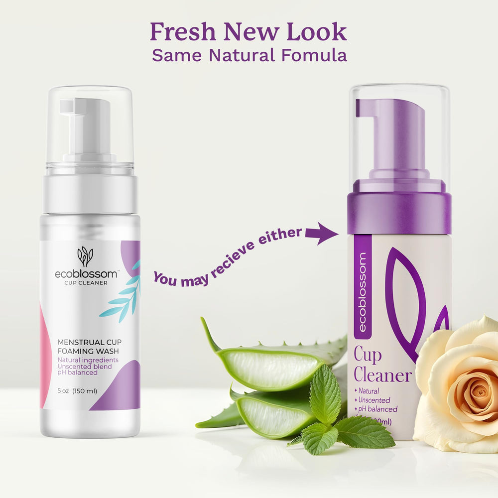 EcoBlossom textura del gel limpiador suave y fácil enjuague