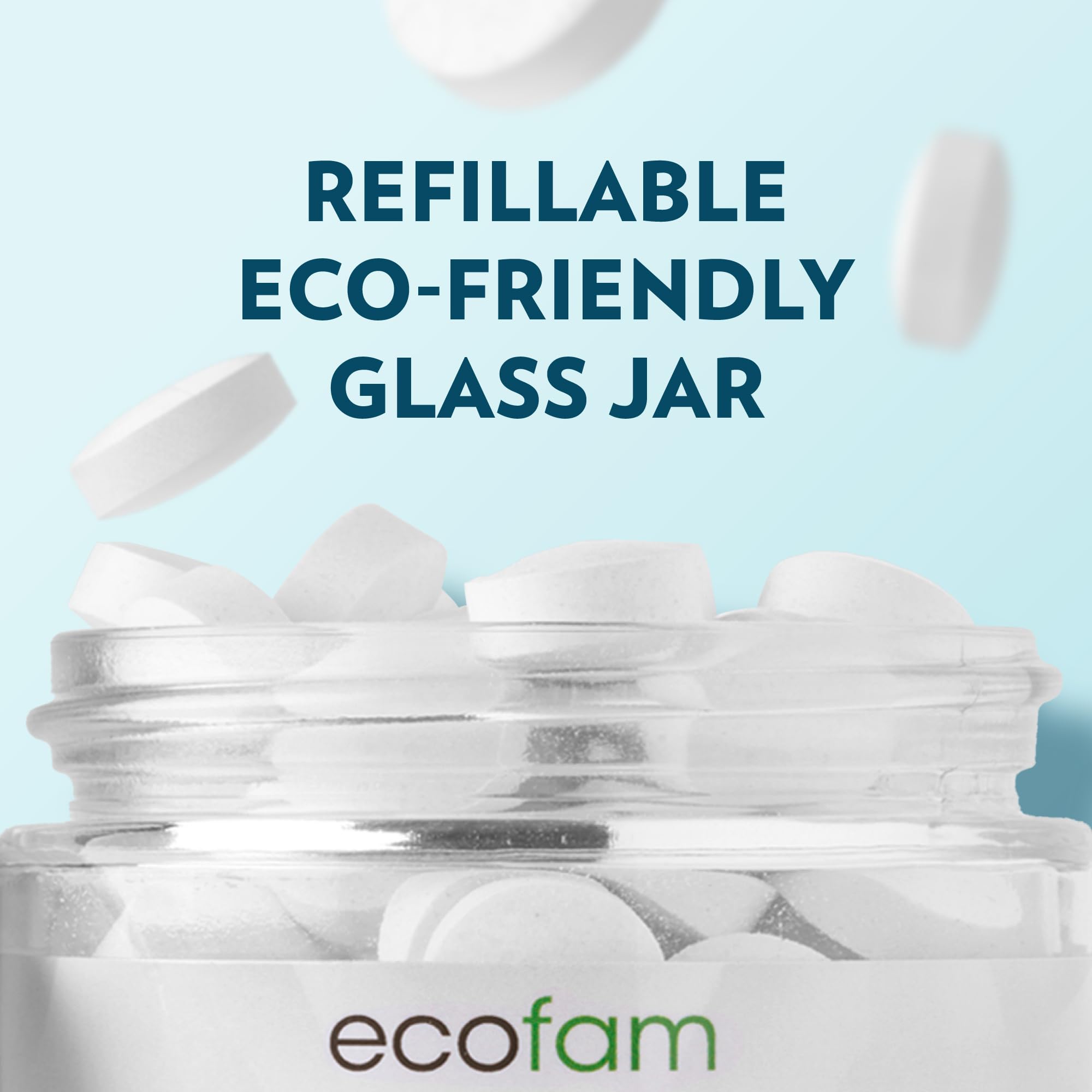EcoFam familia cepillándose mostrando hábito sostenible