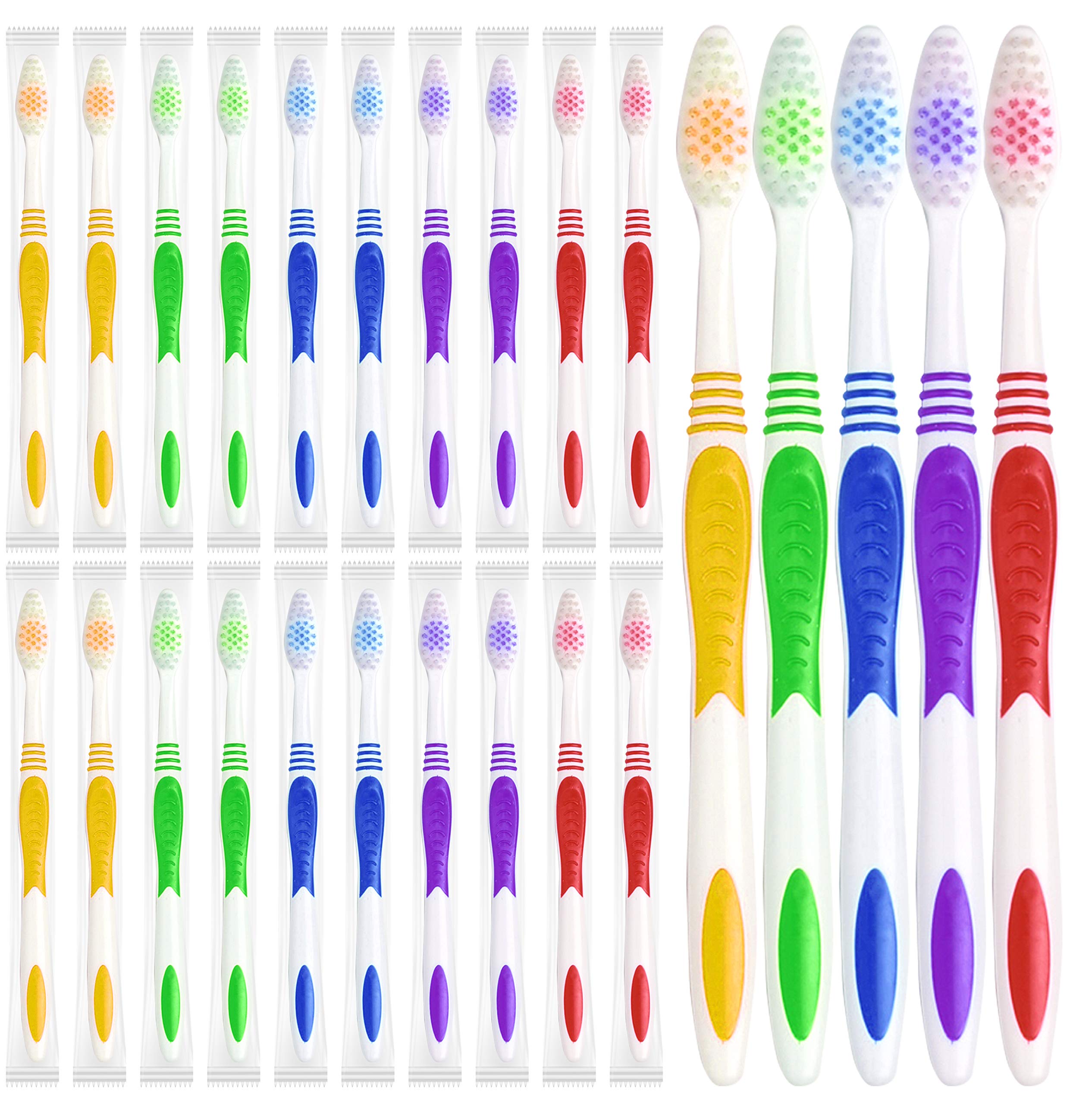 EcoFox empaque frontal mostrando 25 cepillos, práctico para viajes