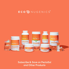 EcoNugenics producto en cocina junto a ingredientes, su uso diario en estilo de vida