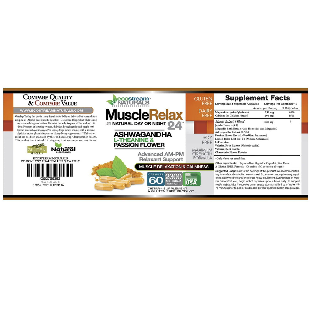 ecostream Naturals detalle de la etiqueta con ingredientes y ventajas claras