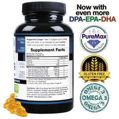 ecostream Naturals etiqueta y lista de ingredientes destacando DPA EPA DHA