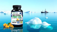 ecostream Naturals mapa y red de pesca antártica para origen salvaje