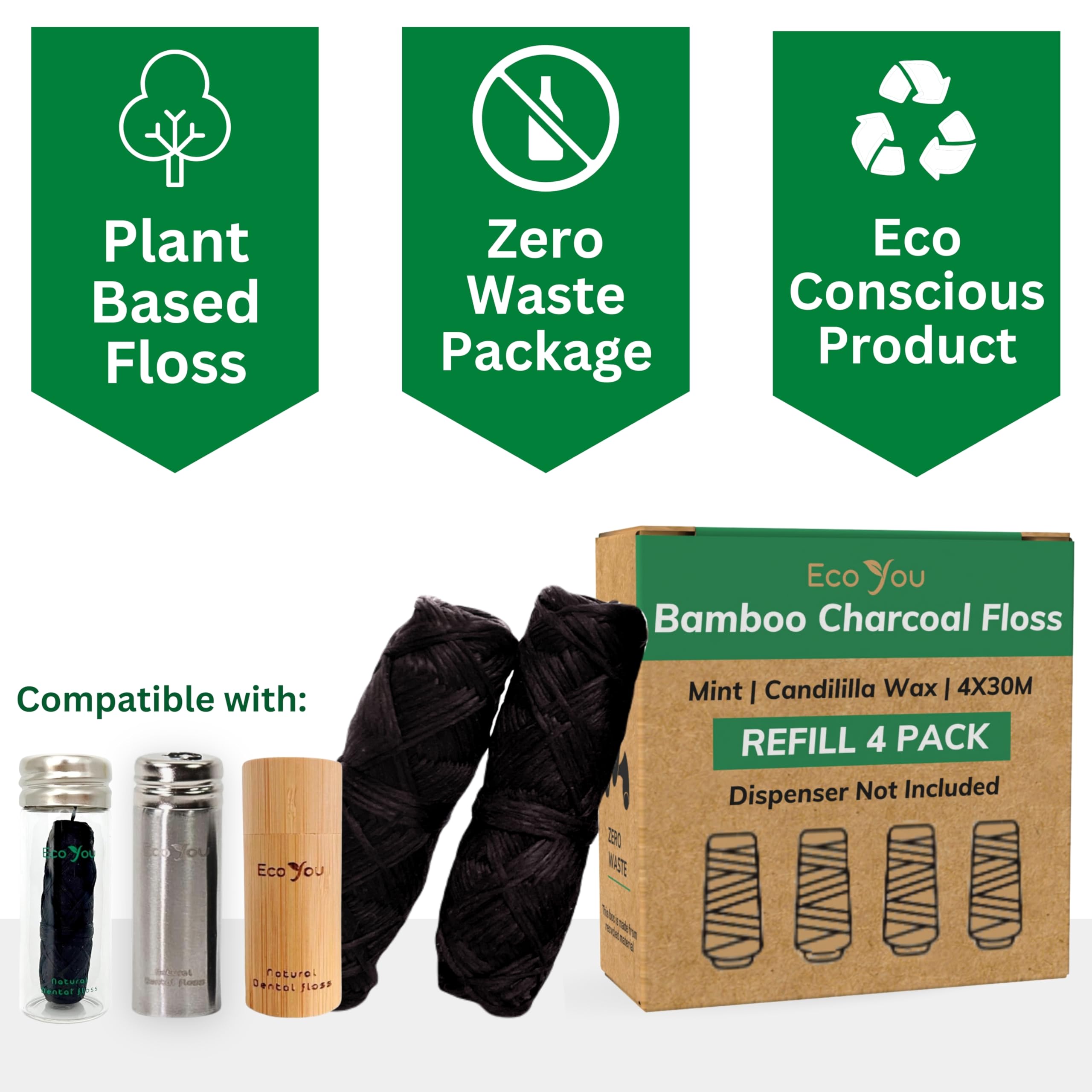 EcoYou carrete de hilo abierto mostrando el enrollado resistente