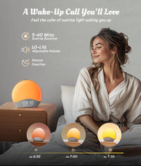 ecozy luz multicolor creando ambiente relajante para dormir