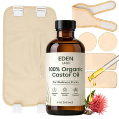 EDEN LABS pack frontal mostrando faja y botella, cómodo para rutinas