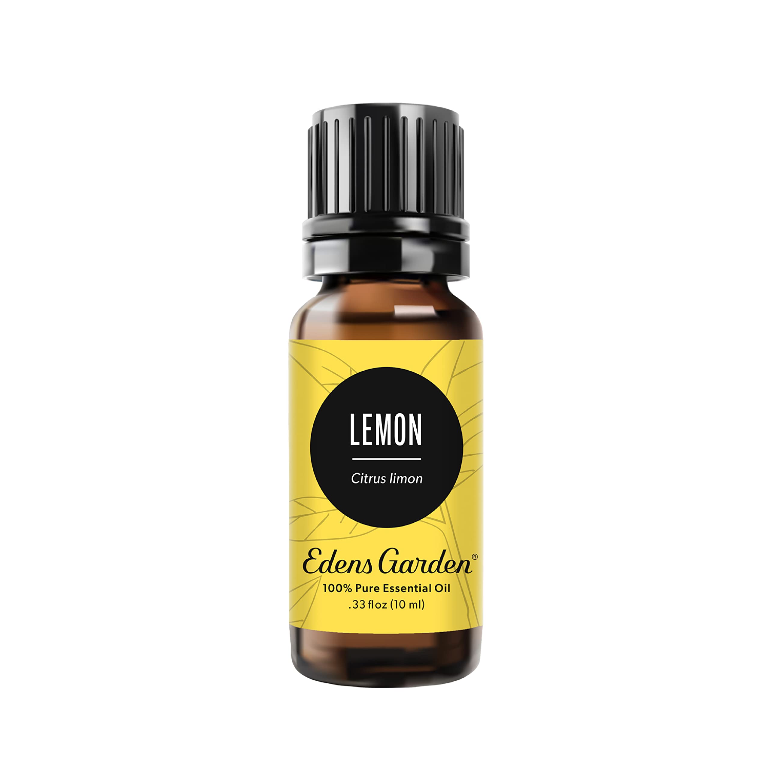 Edens Garden botella frontal mostrando etiqueta clara y beneficios aromáticos