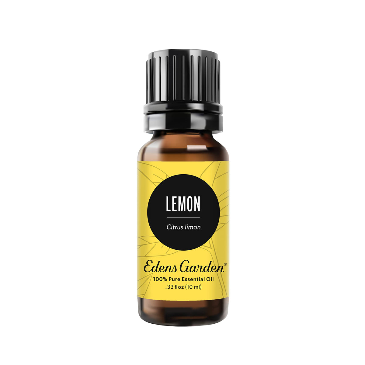 Edens Garden botella frontal mostrando etiqueta clara y beneficios aromáticos