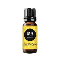 Edens Garden botella frontal mostrando etiqueta clara y beneficios aromáticos