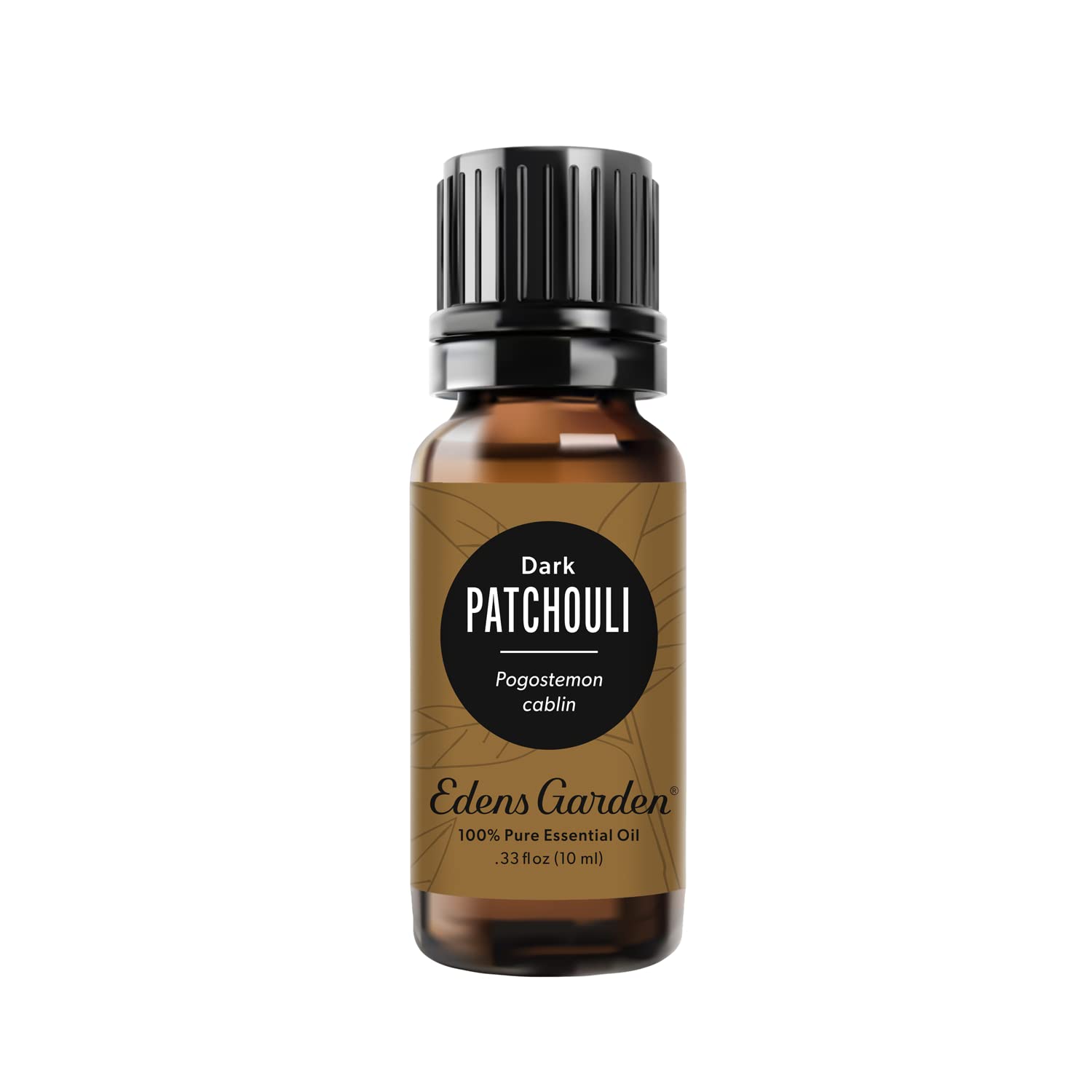 Edens Garden frasco frontal mostrando etiqueta y diseño, confianza de marca
