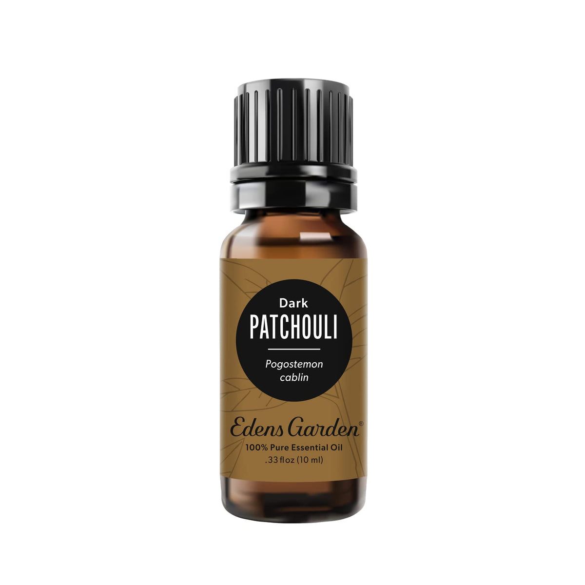 Edens Garden frasco frontal mostrando etiqueta y diseño, confianza de marca