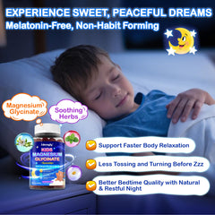 Edmmyliy niño en cama tomando gominola para una noche más tranquila