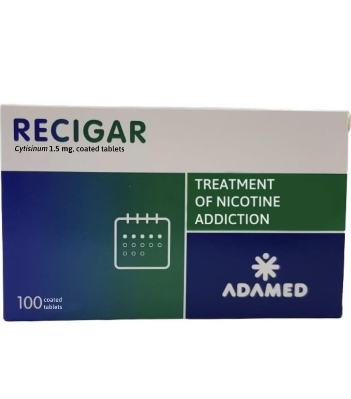Edvardus Stop Smoking Recigar vista frontal con envase claro y confianza