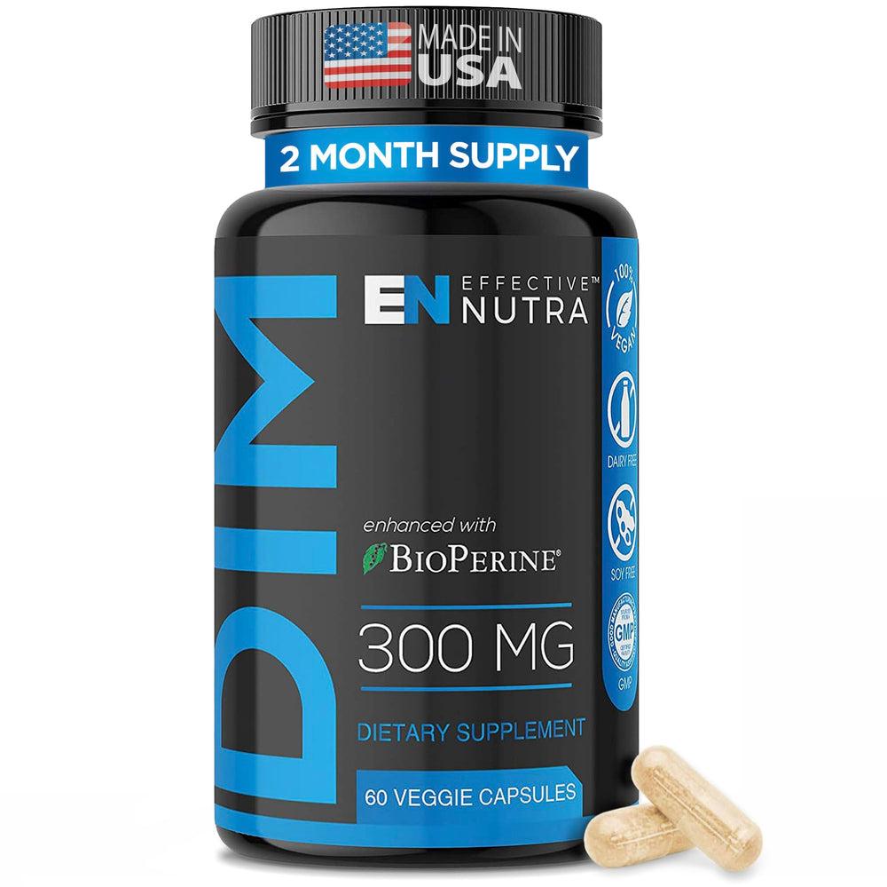 Effective Nutra botella frontal mostrando etiqueta y beneficio de equilibrio hormonal