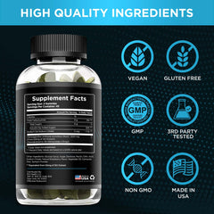Effective Nutra etiqueta con ingredientes y withanolides en lectura clara