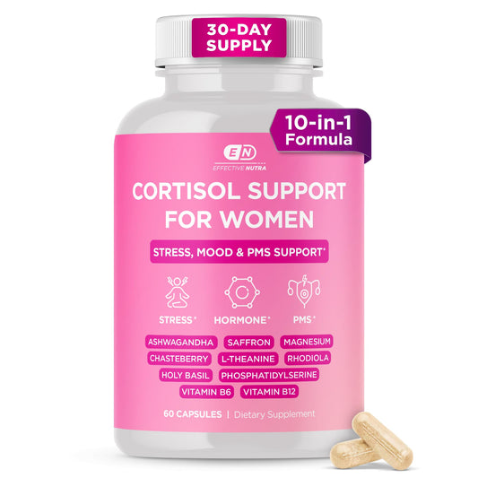 Effective Nutra frasco frontal mostrando 60 cápsulas y marca para confianza