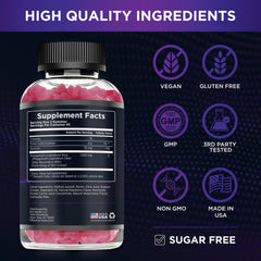 Effective Nutra etiqueta con información de 1500 mg y pruebas de terceros
