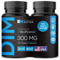 Effective Nutra frasco frontal mostrando el etiquetado y beneficio de equilibrio hormonal