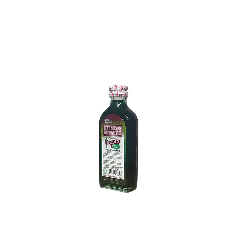 Efficascent Oil en botiquín doméstico ambientado, beneficio almacenamiento seguro