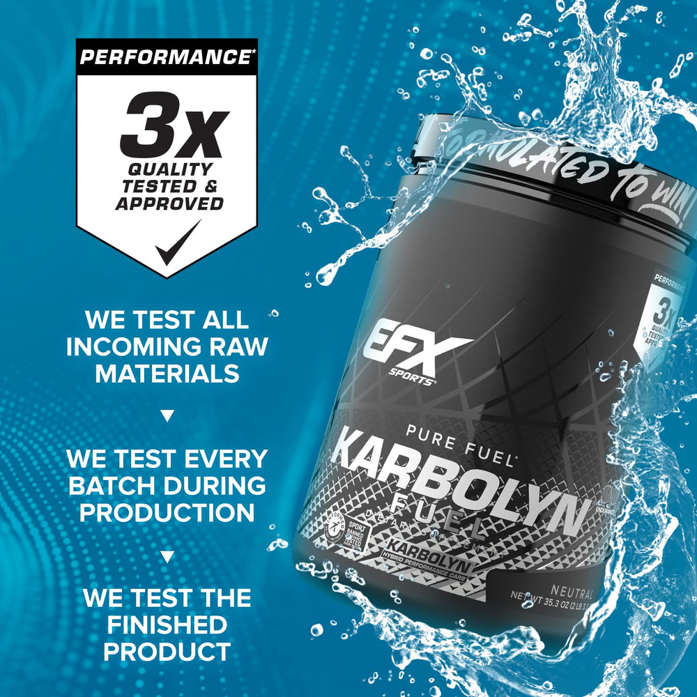 EFX Sports etiqueta con certificación Informed Sport y garantías de calidad