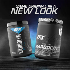 EFX Sports primer plano de la textura del polvo Karbolyn para mezcla rápida