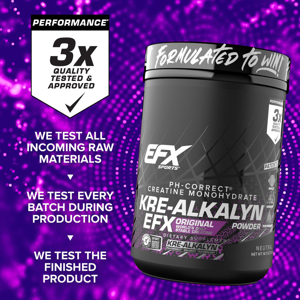 EFX Sports control de calidad en laboratorio, seguridad en cada lote