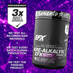 EFX Sports control de calidad en laboratorio, seguridad en cada lote