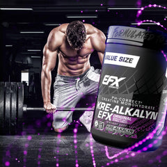 EFX Sports envase abierto con cápsulas visibles, ideal para control de raciones