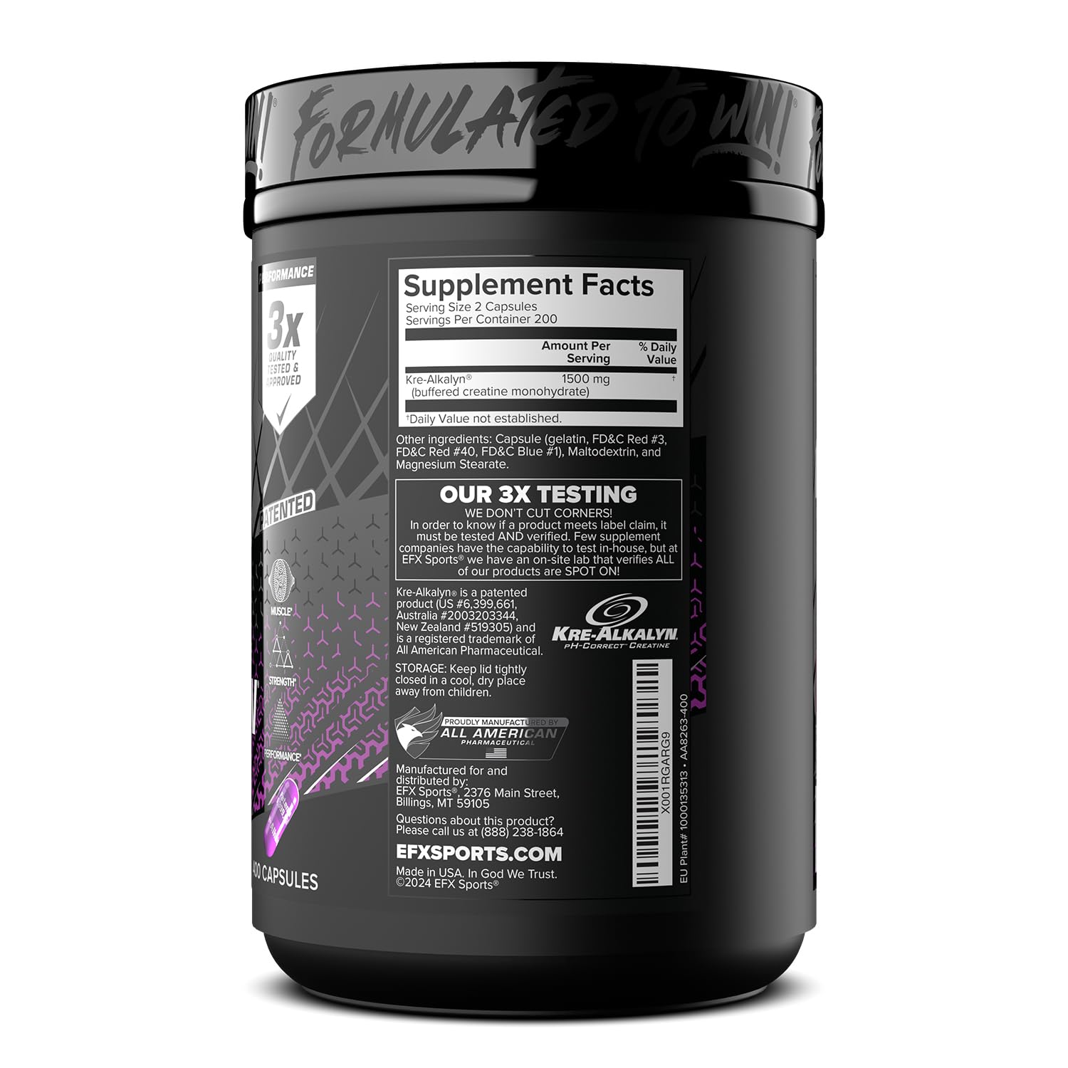 EFX Sports en escenario lifestyle con atleta entrenando, producto pensado para rendimiento
