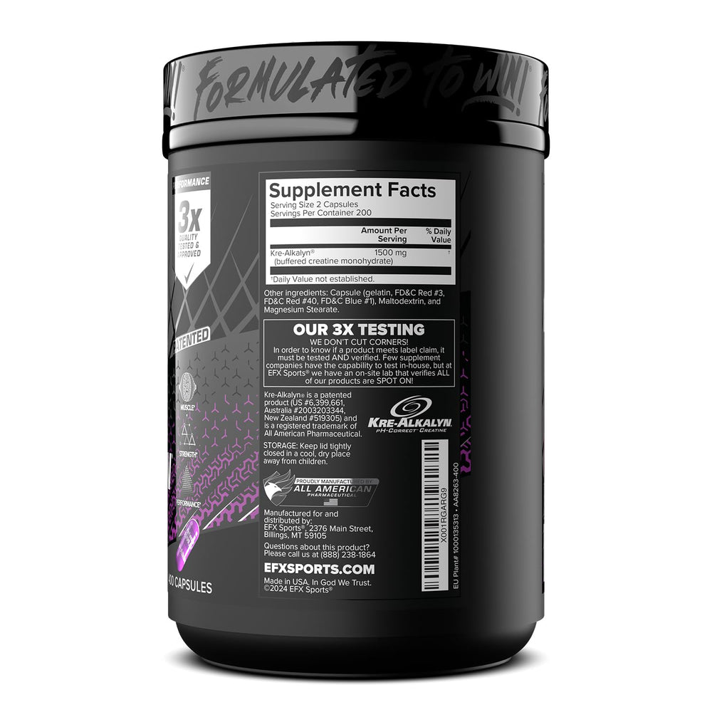 EFX Sports en escenario lifestyle con atleta entrenando, producto pensado para rendimiento