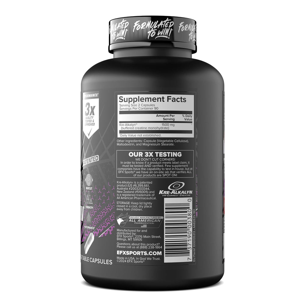 EFX Sports envase en ambiente de gimnasio sugiriendo uso en entrenamiento