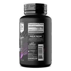 EFX Sports cápsulas junto a toalla y botella para antes/después