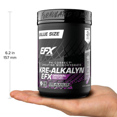 EFX Sports producto junto a botella de agua en gimnasio, conveniencia pre y post entreno