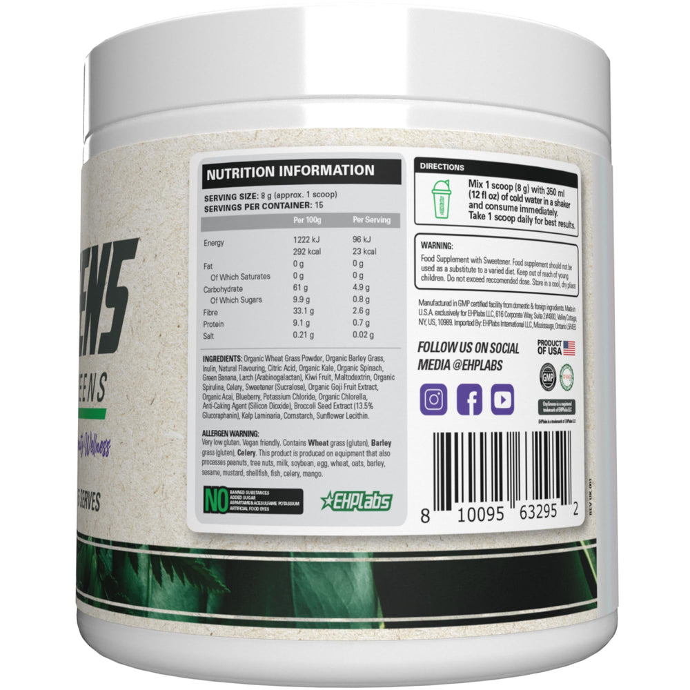 EHP Labs OxyGreens en escenario de estilo de vida activo para complementar la rutina