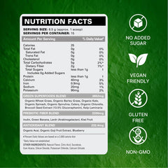 EHP Labs polvo OxyGreens textura, beneficio: mezcla fina y fácil disolución