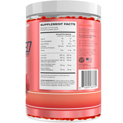 EHP Labs OxyShred Gummies en mochila deportiva demostrando transporte seguro y uso en ruta