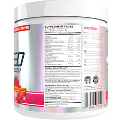 EHP Labs OxyShred cucharada de polvo con ingredientes activos visibles